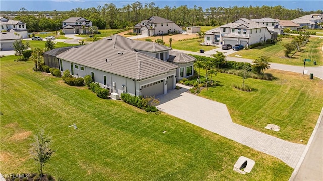 19720 Panther Island Blvd, Estero, FL 33928 - drone / aerial view featuring a residential view