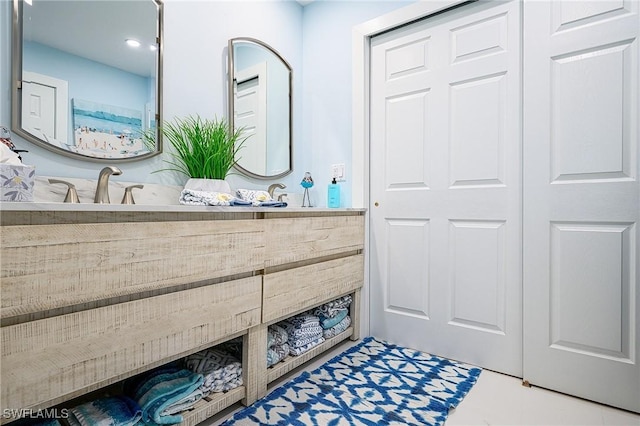 1618 Forest Lakes Blvd, Naples, FL 34105 - full bathroom featuring a sink and double vanity