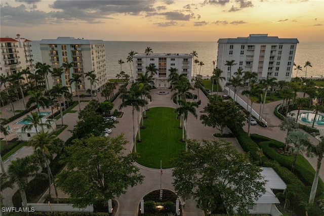 1275 Gulf Shore Blvd N Unit 301, Naples, FL 34102 - birds eye view of property with a water view