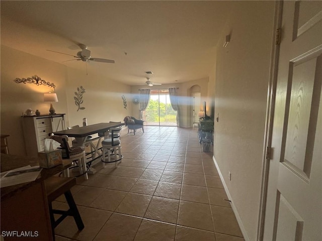9631 Spanish Moss Way Unit 3931, Bonita Springs, FL 34135 - corridor featuring tile patterned floors and baseboards