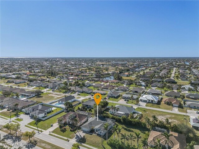 4004 Chiquita Blvd S, Cape Coral, FL 33914 - bird's eye view with a residential view