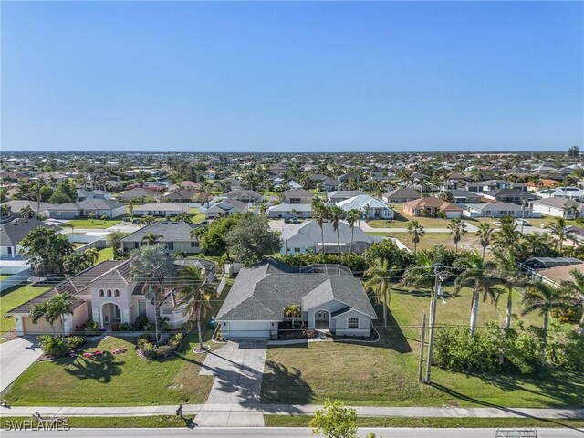 4004 Chiquita Blvd S, Cape Coral, FL 33914 - bird's eye view with a residential view