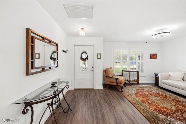 6012 Perthshire Ln, Fort Myers, FL 33908 - foyer with wood finished floors and baseboards
