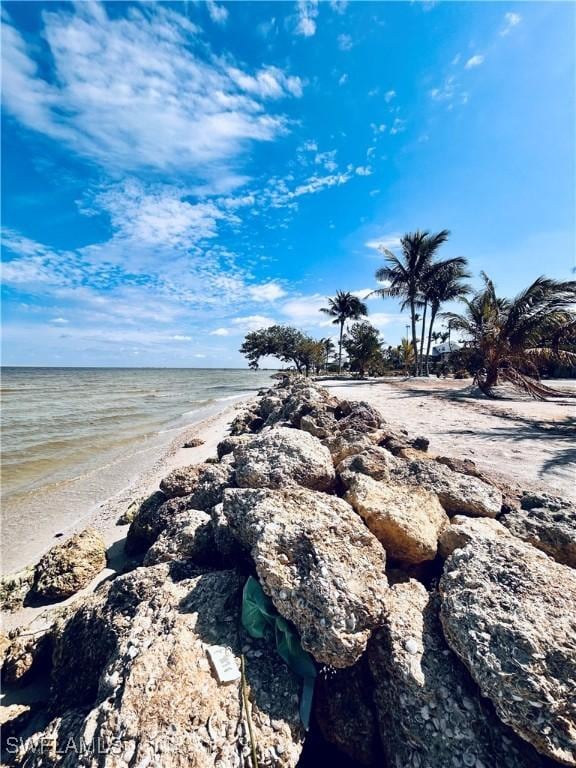 8315 Main St, Bokeelia, FL 33922 - view of water feature featuring a beach view