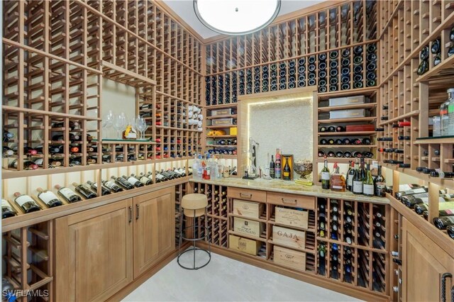 9052 Graphite Cir, Naples, FL 34120 - view of wine area