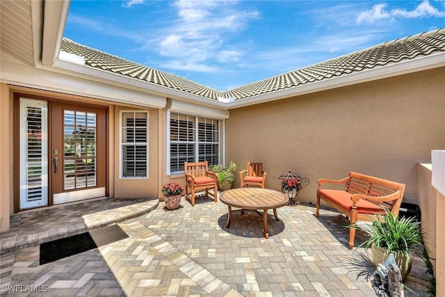 view of patio