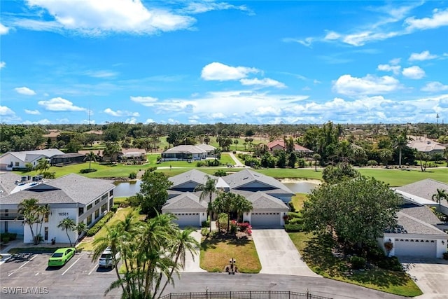 16591 Waters Edge Ct, Fort Myers, FL 33908 - bird's eye view featuring a water view and a residential view