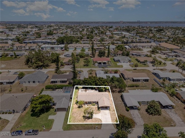 bird's eye view featuring a residential view