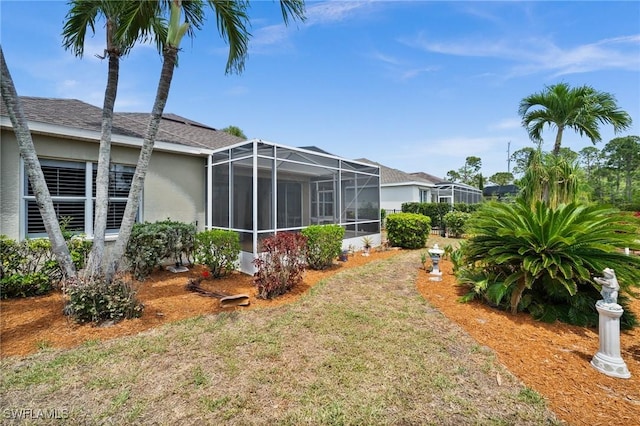 23125 Marsh Landing Blvd, Estero, FL 33928 - view of yard with a lanai