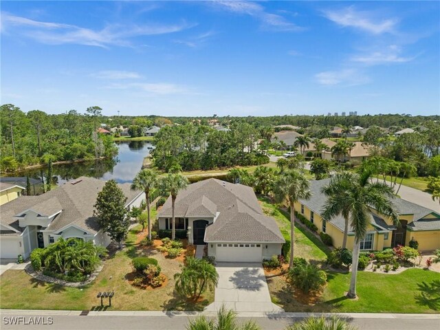 23125 Marsh Landing Blvd, Estero, FL 33928 - bird's eye view with a residential view and a water view