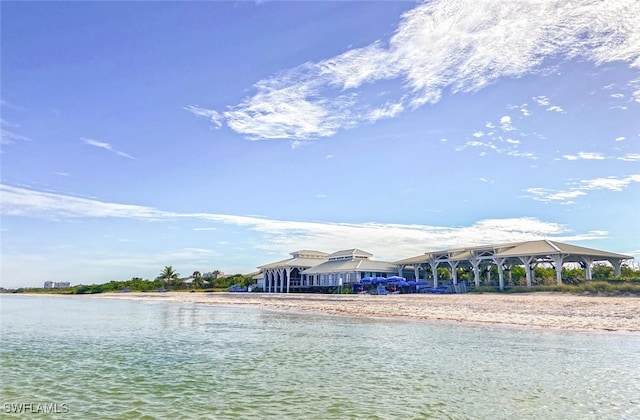 6549 Marissa Loop Unit 26, Naples, FL 34108 - view of water feature featuring a gazebo