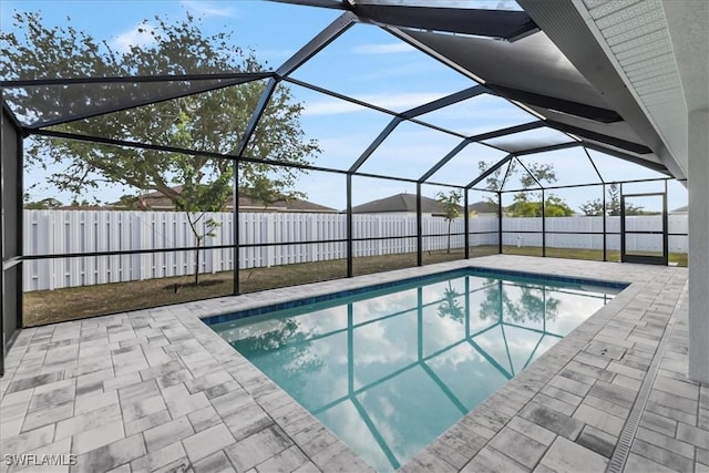 1904 NW 18th St, Cape Coral, FL 33993 - view of pool with a patio, a fenced backyard, and a fenced in pool