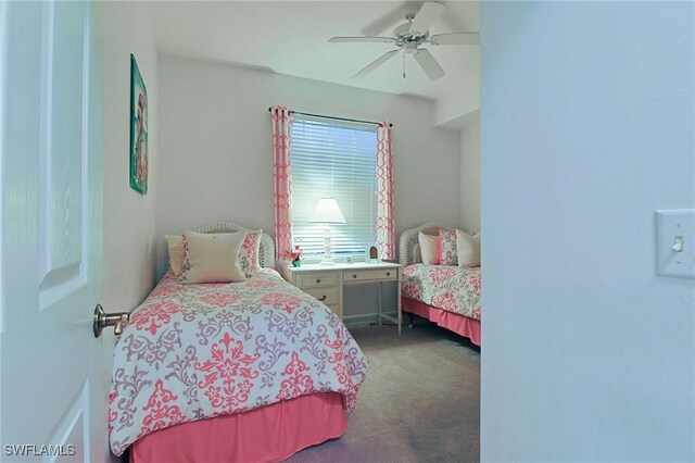 4690 Turnberry Lake Dr Unit 104, Estero, FL 33928 - carpeted bedroom featuring a ceiling fan