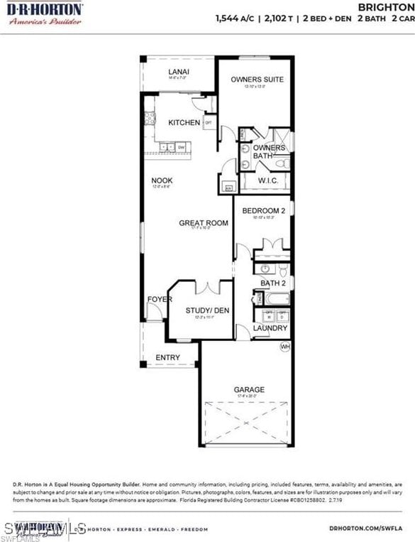 28306 Captiva Shell Loop, Bonita Springs, FL 34135 - floor plan