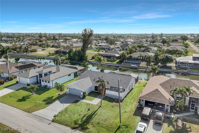 2723 SW 5th Ave, Cape Coral, FL 33914 - aerial view of residential area featuring a nearby body of water