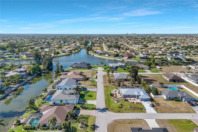 2723 SW 5th Ave, Cape Coral, FL 33914 - aerial view of residential area featuring a nearby body of water