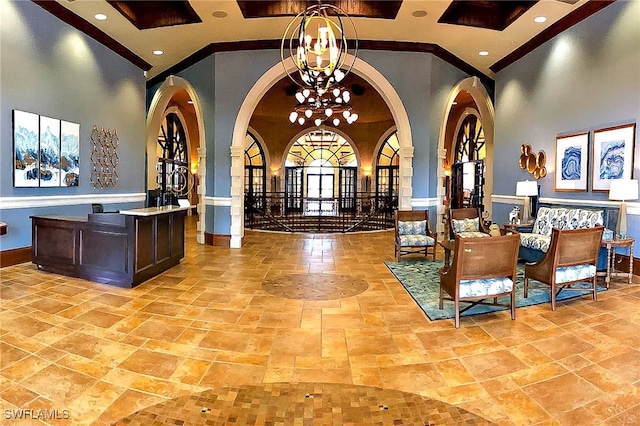 view of community lobby