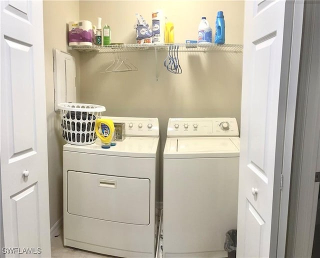 3779 Crofton Ct, Fort Myers, FL 33916 - laundry room with laundry area and separate washer and dryer