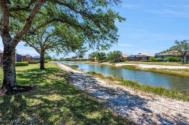water view with nearby suburban area