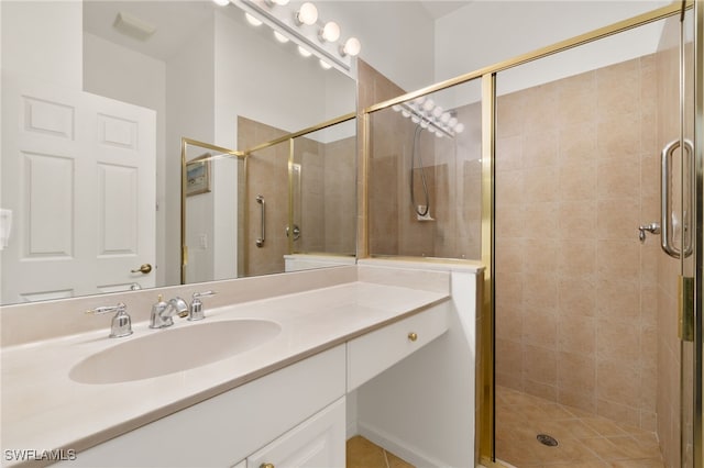 14572 Bellino Ter Unit 202, Bonita Springs, FL 34135 - bathroom with a shower stall and vanity