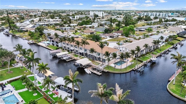 4938 Viceroy St Unit 107, Cape Coral, FL 33904 - drone / aerial view with a water view