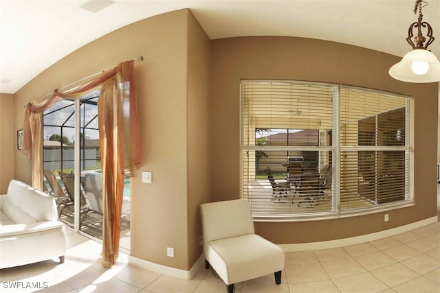 1725 SE 10th Pl, Cape Coral, FL 33990 - living area with baseboards and tile patterned flooring