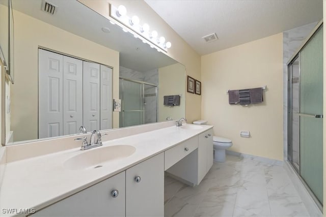 6645 Huntington Lakes Cir Unit 202, Naples, FL 34119 - bathroom featuring a sink, visible vents, and marble finish floor
