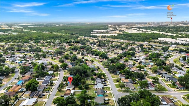 birds eye view of property featuring a residential view