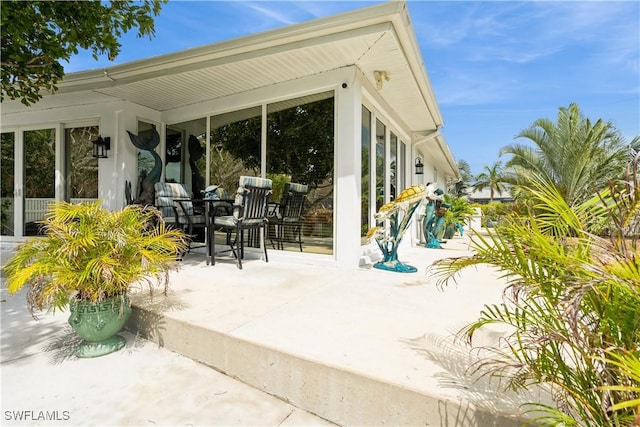 view of patio