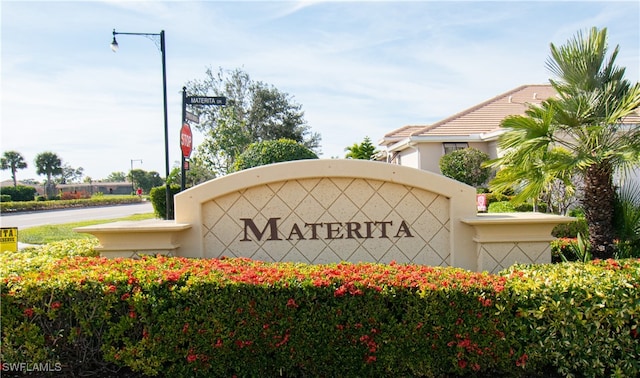 10419 Materita Dr, Fort Myers, FL 33913 - view of community sign