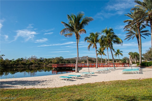 10419 Materita Dr, Fort Myers, FL 33913 - exterior space with a water view