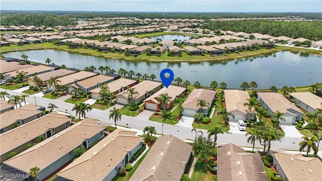10419 Materita Dr, Fort Myers, FL 33913 - aerial perspective of suburban area featuring a nearby body of water