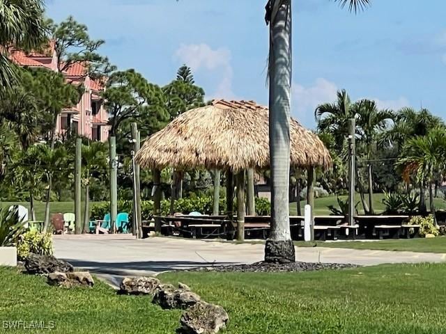 1106 Islamorada Blvd, Punta Gorda, FL 33955 - view of home's community featuring a gazebo and a lawn