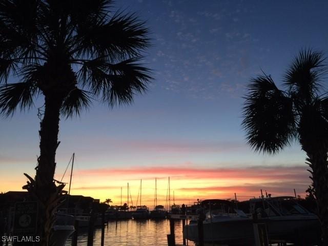 1106 Islamorada Blvd, Punta Gorda, FL 33955 - water view featuring a boat dock