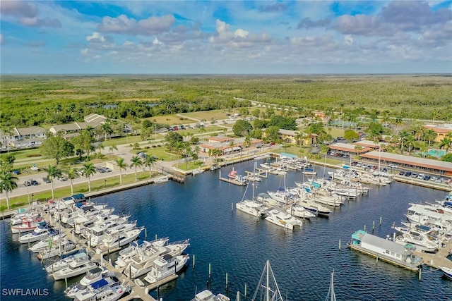 162 Newport Dr Unit 1208, Naples, FL 34114 - birds eye view of property with a water view