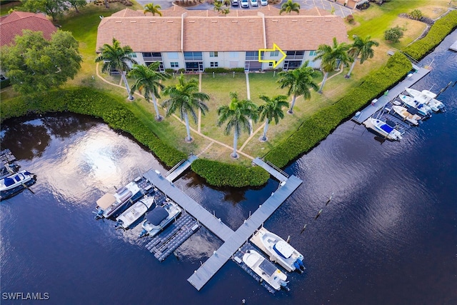 162 Newport Dr Unit 1208, Naples, FL 34114 - bird's eye view featuring a water view