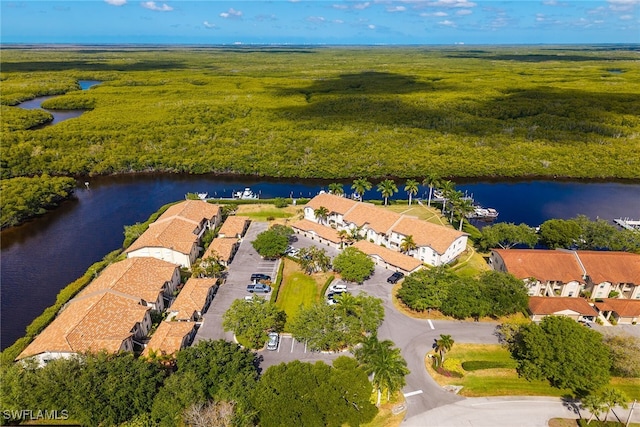 162 Newport Dr Unit 1208, Naples, FL 34114 - birds eye view of property featuring a water view and a residential view