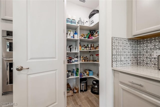 view of pantry