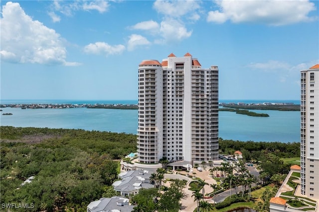 4931 Bonita Bay Blvd Unit 601, Bonita Springs, FL 34134 - birds eye view of property with a water view