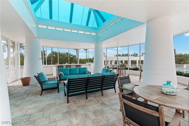 4931 Bonita Bay Blvd Unit 601, Bonita Springs, FL 34134 - view of sunroom / solarium