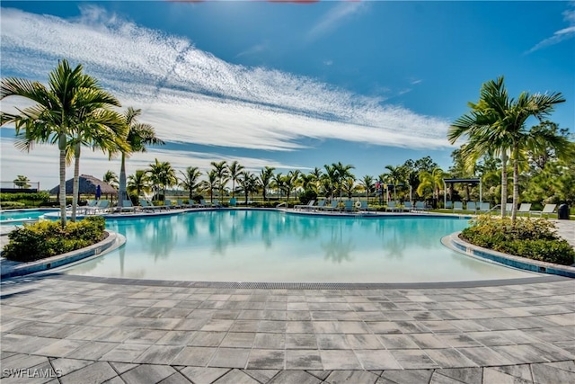 view of community pool