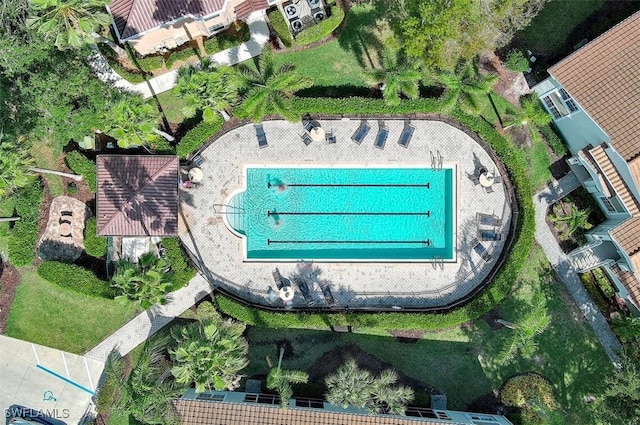 drone / aerial view