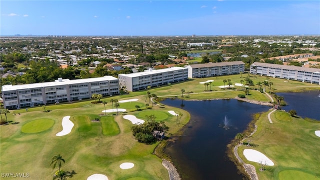 14771 Hole In 1 Cir Unit 106, Fort Myers, FL 33919 - birds eye view of property with a water view and view of golf course