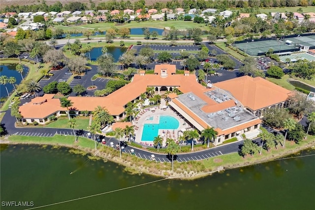 20849 Santorini Way N, Fort Myers, FL 33917 - birds eye view of property featuring a water view