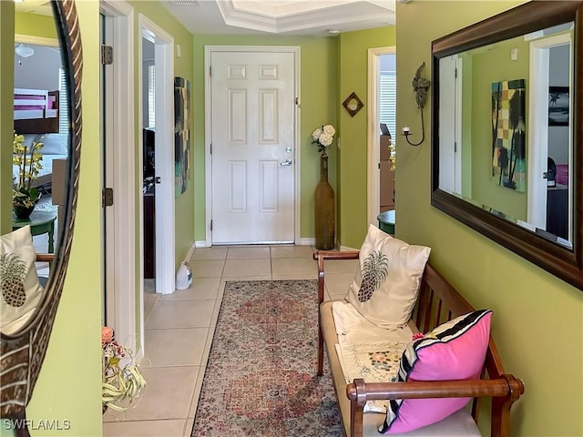 1787 Four Mile Cove Pkwy Unit 431, Cape Coral, FL 33990 - hallway featuring baseboards and light tile patterned flooring