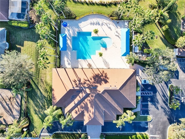 drone / aerial view