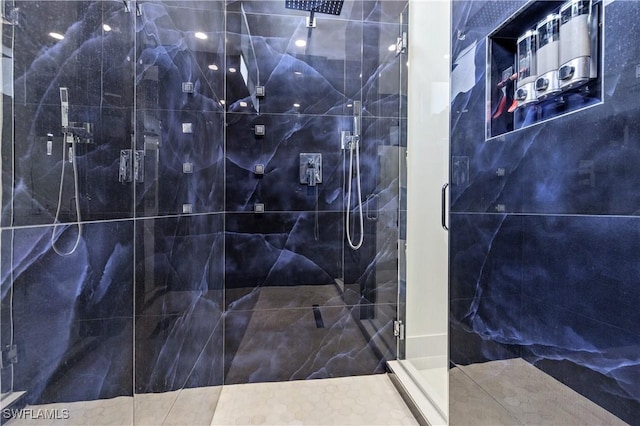 full bath with a stall shower