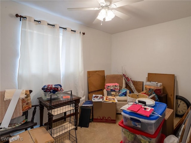 1228 SE 24th Ave Unit A, Cape Coral, FL 33990 - storage area with a ceiling fan