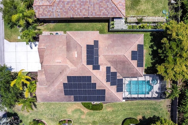 drone / aerial view