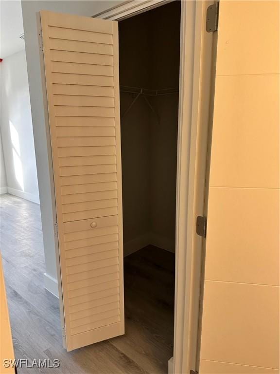 view of closet